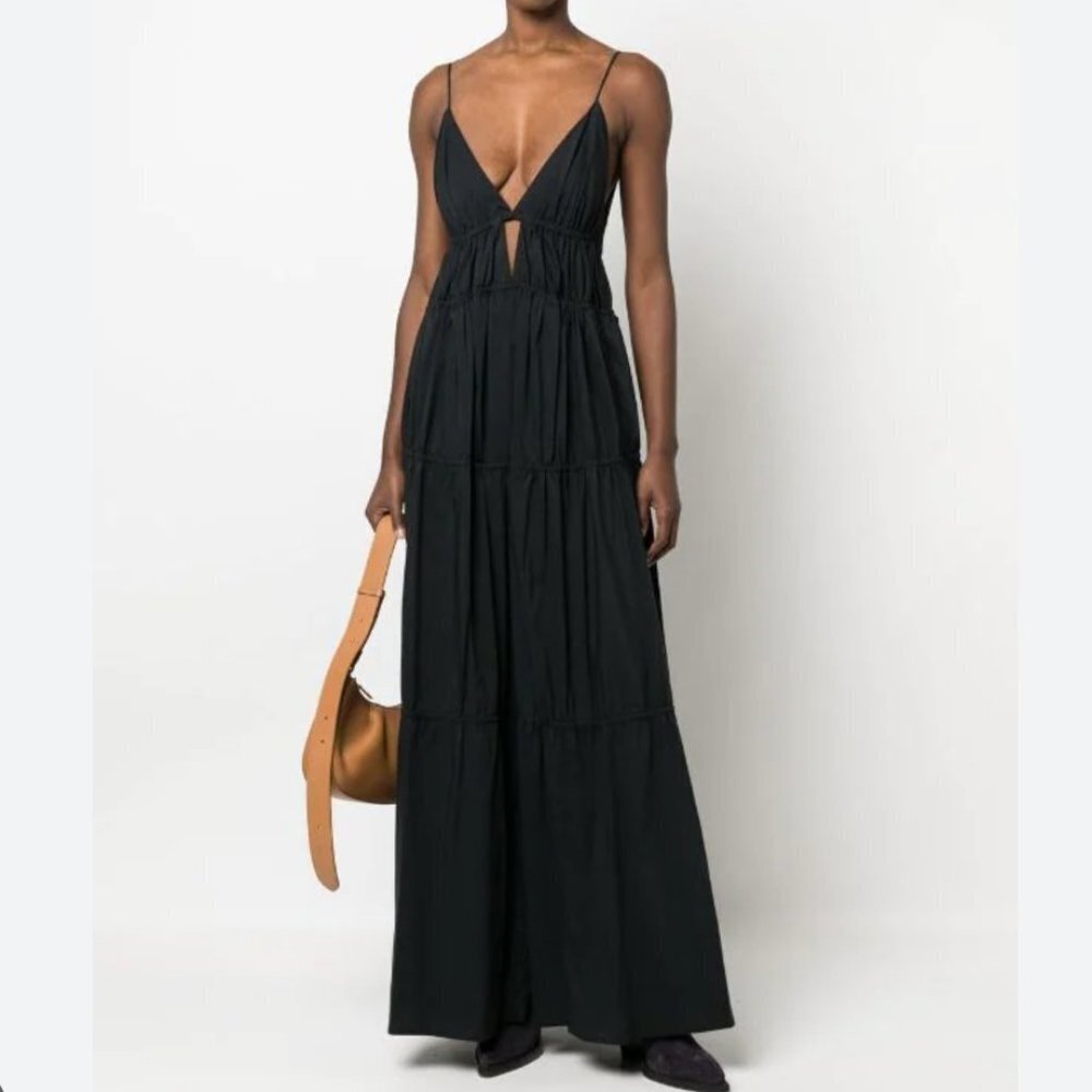 Jonathan Simkhai April Core cut-out maxi dress in medium